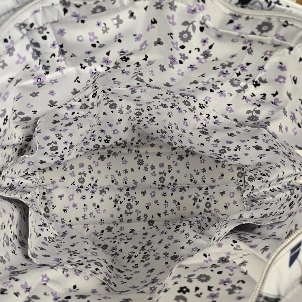 Vera Bradley Vera Tote Bag Twilight Garden - Picture 15 of 15